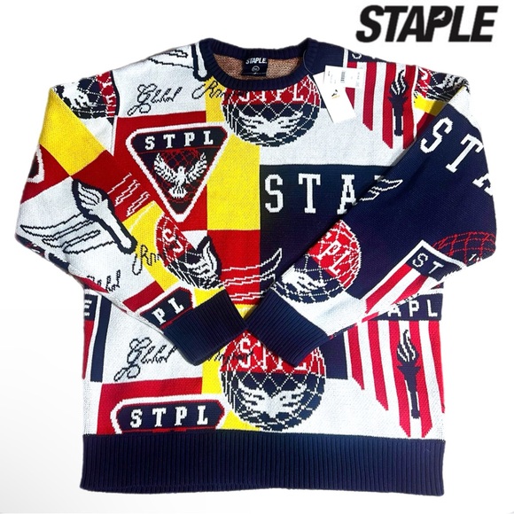 Staple Pigeon Multicolor Sweater - Picture 1 of 5